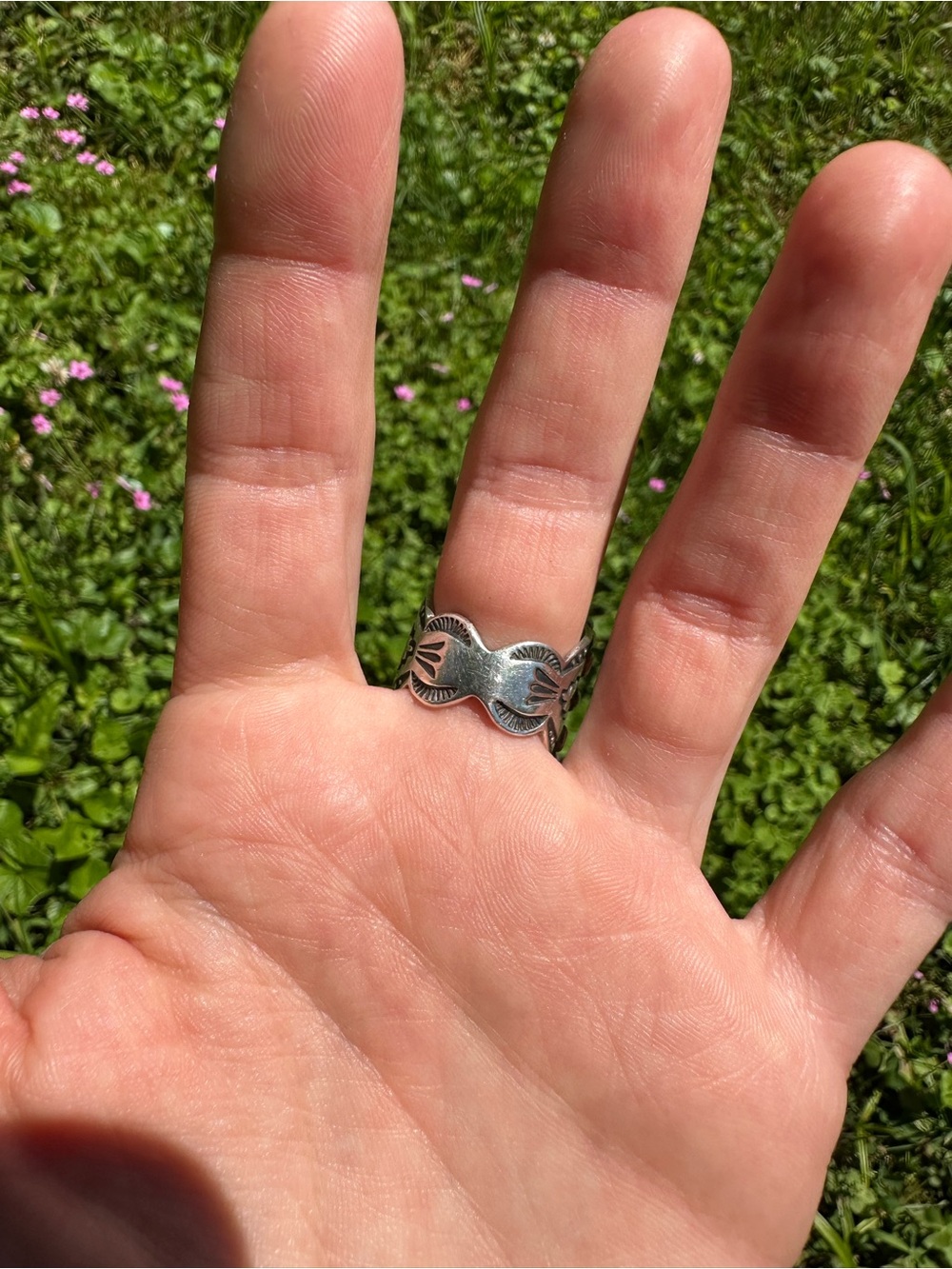 Albert Jake Golden Hills Turquoise Ring - Picture 3 of 5